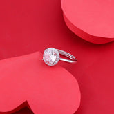 Silver Engagement Ring for Girl